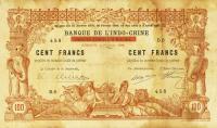 p4a from French Somaliland: 100 Francs from 1920